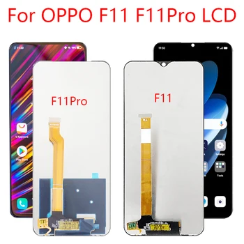 За OPPO F11 F 11 LCD CPH1913 дисплей екран докосване + рамка дигитайзер събрание за OPPO F11 про CPH1969 дисплей 6.53 ''