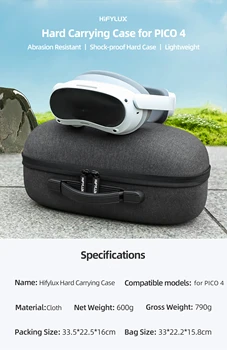 За PICO 4 чанта за съхранение VR очила All-in-one главата защитни куфар аксесоари