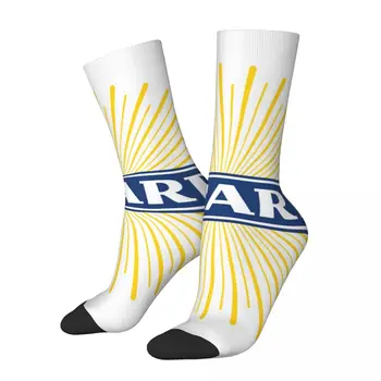 Забавен луд компресионен чорап за мъже Ricard Merch за фен хип-хоп Harajuku Ricard Happy Seamless Pattern Printed Boys Crew Sock