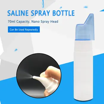 Издръжлив 70ml спрей за нос Измиване на носа Препарат за почистване на носа за изплакване на синусите Начало Аксесоари Инструменти Бутилки за съхранение на течности Празен контейнер