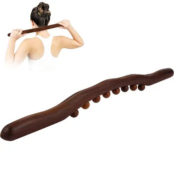 Инструмент сухожилие дърпа Sha апарат тъкан стик тяло масажор остъргване гуа валяк дървени