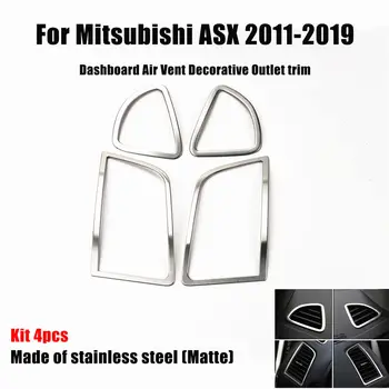 Интериор за стайлинг на автомобили Табло за управление Декоративен изход тапицерия рамка стикер случай За Mitsubishi ASX 2011-2019 Авто аксесоари