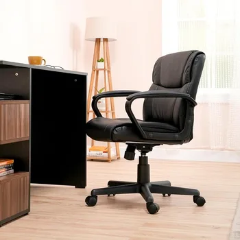 инчов компютърен стол регулируема височина / наклон подплатени офис бюро стол с подлакътници 275 паунда капацитет товарни