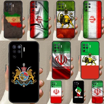 Иран флаг телефон случай за OPPO A5 A9 2020 A31 A53 A53S A1K A15 A16 A52 A72 A83 A91 A93 A54 A74 A94