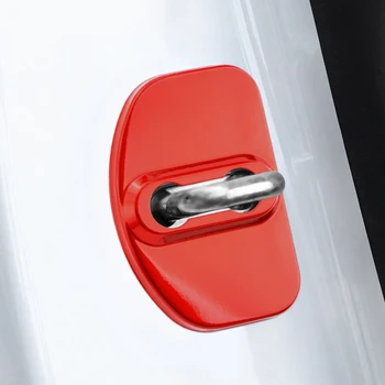 Капак за заключване на вратата на автомобила Защитете капака на ключалката Stop Anti Rust За Audi S линия A1 A3 A4 A5 A6L A6 A7 A8 Q3 Q5 Q7 S4 S5 S8 R8