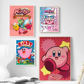 карикатура сладък K-Kirbys плакат печат за хол стикер живопис изкуство Начало стена декор снимки