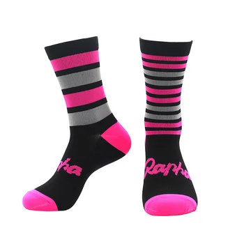 качествено високо розово Pro Нов отбор мъже жени колоездене 2023 чорапи MTB чорапи за велосипеди Дишащи пътни чорапи за велосипеди Спортове на открито Състезания