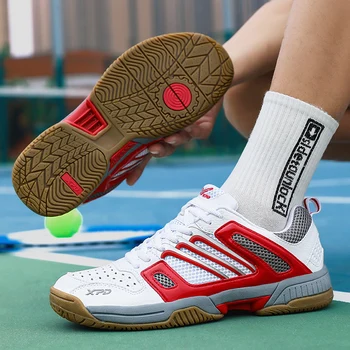 Класически тенис обувки Външна мрежа дишаща Унисекс професионални обувки за обучение за мъже и жени Младежки обувки за бадминтон