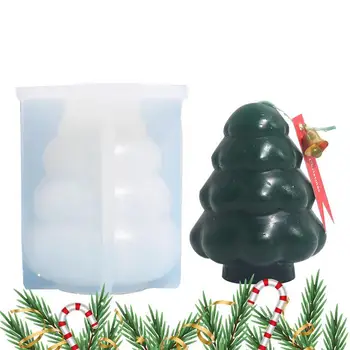 Коледна свещ мухъл снежен човек Дядо Коледа коледно дърво фондан мухъл сладък коледни украси епоксидна смола силиконови форми за