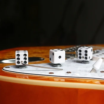 Копчета за обем Вал Ефект за контрол на китарата Част Замяна Форма на кубчета Копчета