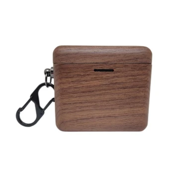  Корпус за носене за BowersWilkins PI7S2 кутия за зареждане на слушалки Калъф за дървен ръкав