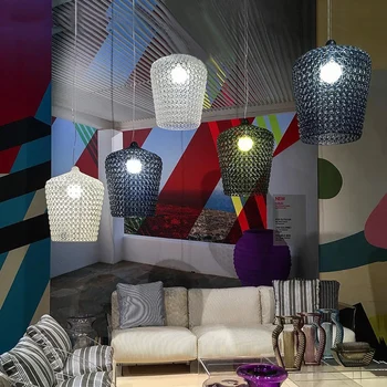 Лампа за висулка в хола, декоративна атмосфера, форма на купа за вино, скандинавска модерна творческа и минималистична арт висулка