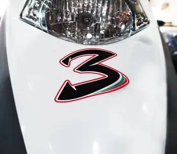 Макс Биаджи No.3 Италия стикер отразяващ мотокрос състезателни ваденки винил мотоциклет Superbike за каска мотор