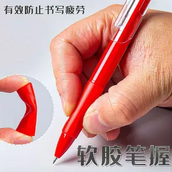 Малка червена писалка, пластмасова бързосъхнеща, неутрална писалка, червена преса, корекция на домашните на учителя с висок външен вид, червена писалка, студент