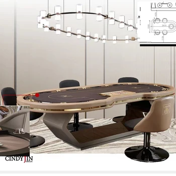 Маса за покер Конферентна маса Чип маса с двойно предназначение Texas Hold 'em покер маса