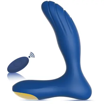 Масажор на простатата Анален вибратор Вибриращ с 10 режима за начинаещи, анален щепсел анален секс играчки P спортен масажор мъжки секс играчки за