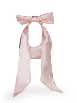 Мода Дамски чанти за клъч Pink Bowknot Женски чанти за подмишници Квадратна чанта за рамо на сладко момиче