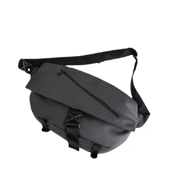 Мода младежки гърдите чанта едно рамо Crossbody джоб мъже черна раница водоустойчив функционален пътуване отдих спортна чанта