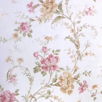 Модерни розови флорални тапети ролка Начало декор лоза цвете стена хартия за плевене хол салон за красота фон стенопис