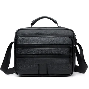 Модни мъже PU кожа малка чанта за рамо за таблет високо качество офис бизнес куфарче чанта мъжки пратеник crossbody чанта