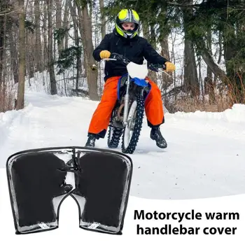  мотоциклет кормило маншони водоустойчиви ръкавици капак моторни шейни кормило топло с капак предпазители за ръце протектори за ръце