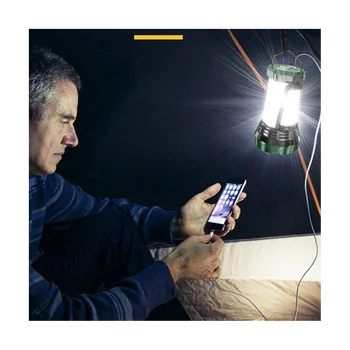 Мощен прожектор Прожектор Аварийно зареждане Къмпинг светлина Открит риболов Водоустойчива светлина LED фенерче