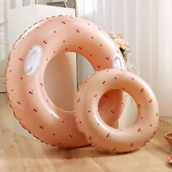 Надуваем плаващ плувен пръстен PVC бебе плува пръстен тръба плувка седалка басейн плувки тръба каучук водни спортове играчка оборудване