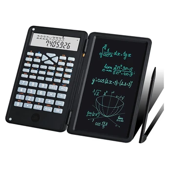 Научни калкулатори с изтриваема дъска за писане 240 функции калкулатори Премиум училищни пособия за колеж