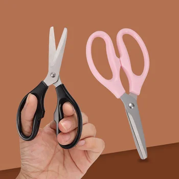 Неръждаема стомана Домакински ножици Офис канцеларски материали Ножици за безопасност на децата Ръчно изработени ножици за студенти Машинка за подстригване на нишки