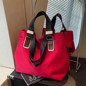 Нов Оксфорд плат цип дамска чанта модерен и случаен стил рамо чанта горещи продажба високо качество голям капацитет чанта
