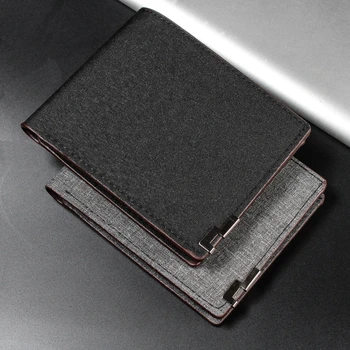 Нов платно мъжки портфейл многофункционален моден ежедневни парични портмонета Нов дизайн карта портфейл притежателите на карти чанта за кредитни карти
