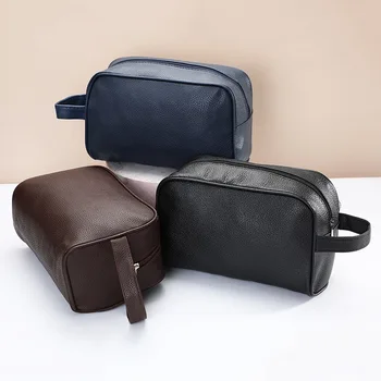 Нова PU мода мода козметична чанта преносима тоалетна чанта преносима чанта за съхранение пътуване червило сортиране