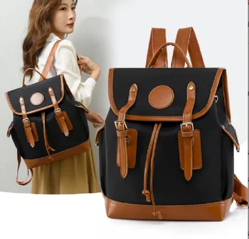 Нова корейска мода водоустойчива Oxford раница Preppy стил мъже жени училище чанта висок капацитет случайни пътуване рамо чанти