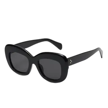 Нова мода слънчеви очила жени марка дизайнер слънчеви очила женски популярни цветни реколта нюанси очила UV400 Oculos де сол UV400