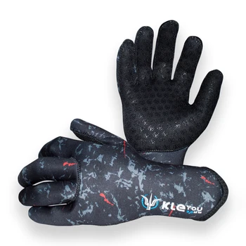 Нови 3MM неопренови ръкавици за гмуркане Неплъзгащи се устойчиви на пробождане износоустойчиви водолазни ръкавици Топли и студени подводни ловни ръкавици