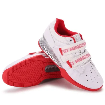 Нови Pro обувки за вдигане на тежести за мъже жени размер 38-45 клек маратонка с HoopLoop дизайн фитнес фитнес мъртва тяга обувки