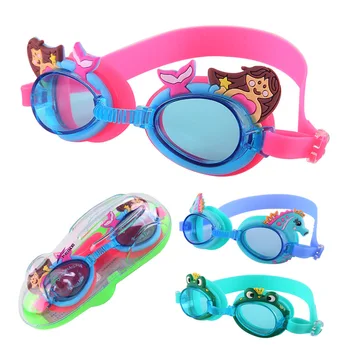 Нови детски очила за плуване Професионални спортни очила против мъгла Очила за плуване Водоустойчиви детски очила за плуване на едро