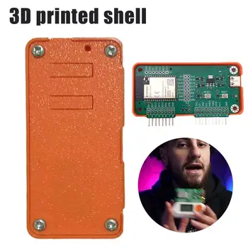 Оранжев калъф за Flipper Zero Wifi модул Shell за Flipper Zero WIFI модул 3D печат Shell Отлично сцепление и капка Prote Y8O3