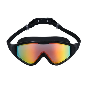 Очила за плуване Поляризирана UV защита против мъгла Няма изтичащи широкоъгълни очила за басейн за възрастни мъже Жени Младежи Тийнейджъри над 15 години Издръжливи
