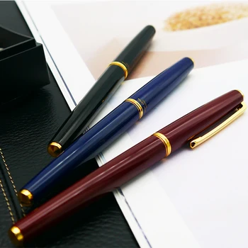 Пилотна писалка Оригинални писалки 14K злато Nib месинг притежателя луксозна боя висококачествени офис аксесоари FD-15SR