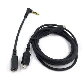 Подмяна на удължителни кабели за звукови карти Кабели за Arctis 3/5/7 Геймърски слушалки Подобрен кабел за прехвърляне