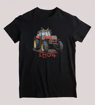 полски 1604 тежка тракторна тениска 100% памук O-образно деколте лятна къс ръкав ежедневна мъжка тениска размер S-3XL