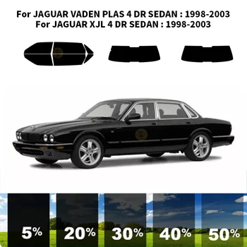 Предварително изрязана нанокерамика автомобил UV стъкло Tint Kit Автомобилно фолио за прозорци за JAGUAR XJL 4 DR SEDAN 1998-2003
