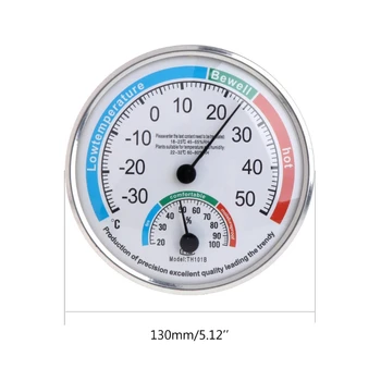 Преносим аналогов термометър хигрометър температура влажност монитор метър габарит