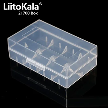 Преносим прозрачен твърд пластмасов калъф за 2x 20700 21700 кутия за батерии контейнер водоустойчив калъф за кутия за съхранение на батерии
