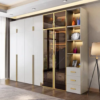 Разделител гардероби Модулни дървени чекмеджета за съхранение Шкаф Отворени дрешници Скринове Облекло Meuble De Rangement Салон Мебели