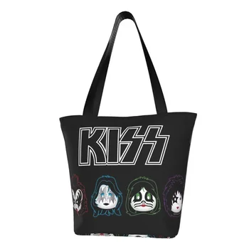 Рок музикална група Kiss Solo Rockstars чанти аксесоари Ulzzang за жена пазарски чанти