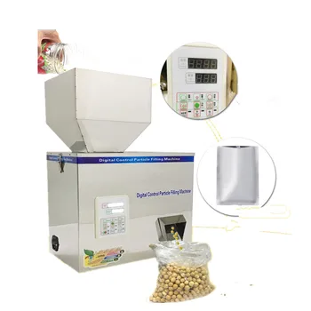  Ръчна машина за пълнене на торби с прах 10-500g за кафе, захар, ориз, подправки, семена