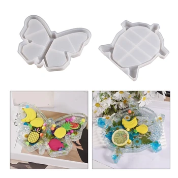 Свети Валентин Butterfly- кутия за съхранение силиконова смола мухъл за дома декор Dropship