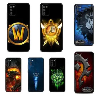 Светът на W-Warcraft телефон случай за Samsung Galaxy A03S 10 20E 30 40 41 50S 51 52 70 71 72 73 80 S 12 13 21 22 11 note20 5G Lite